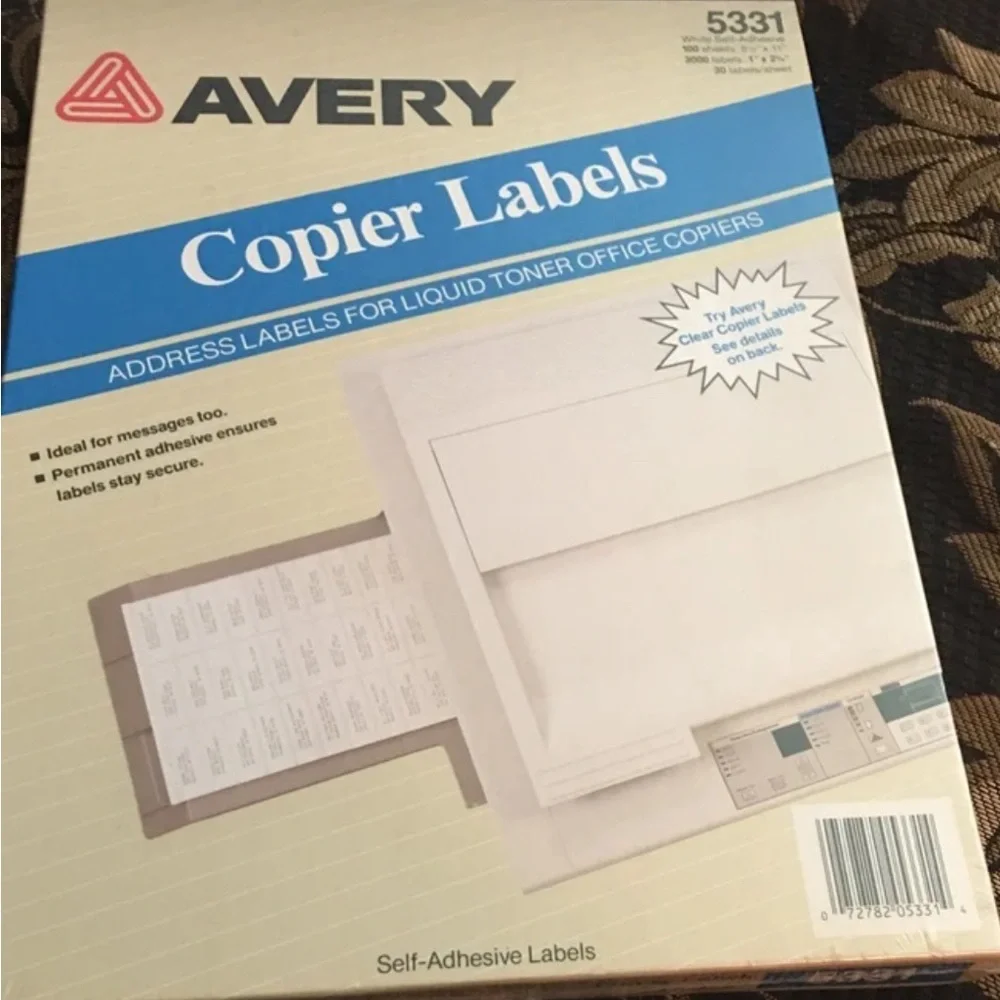 🆕 NEW AVERY COPIER LABELS